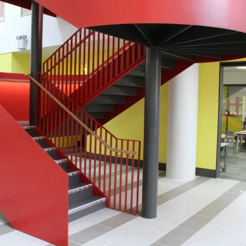 Lescoco college helical staircase case study 3000 x 2000