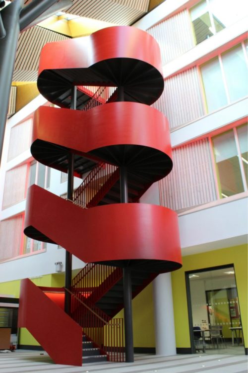 Lescoco college helical staircase case study 1