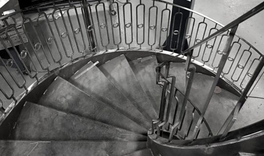 Staircase fabrication 3000 x 2000 balustrade bw
