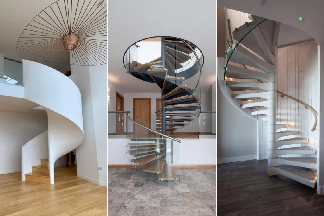 give yourhome personality with spiral stairs web L