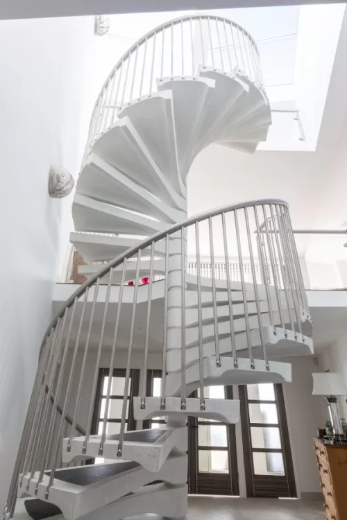 Simply C Interior spiral staircase