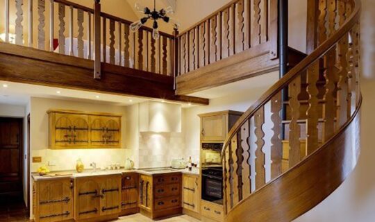 Traditional timber spiral