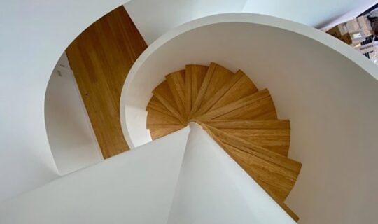 Highmead interior spiral feature