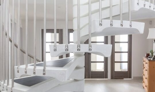 Simply C Interior spiral stair detail