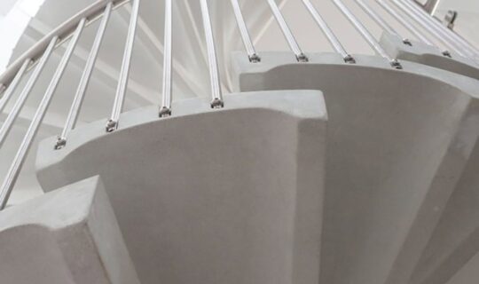 Simply C Interior Spiral Stair upwards