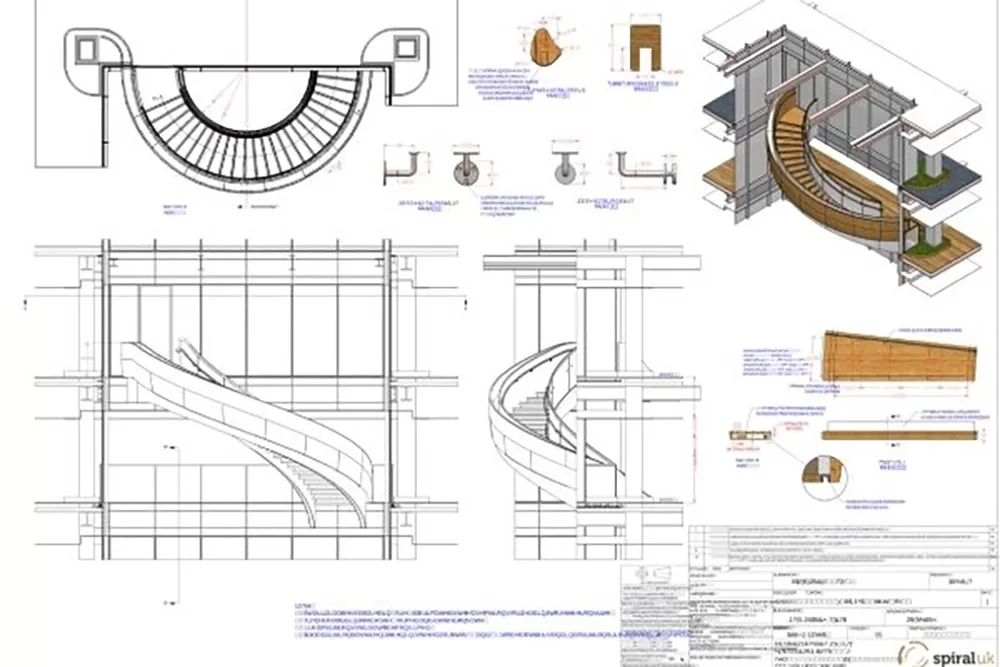 Stair manufacturer drawings