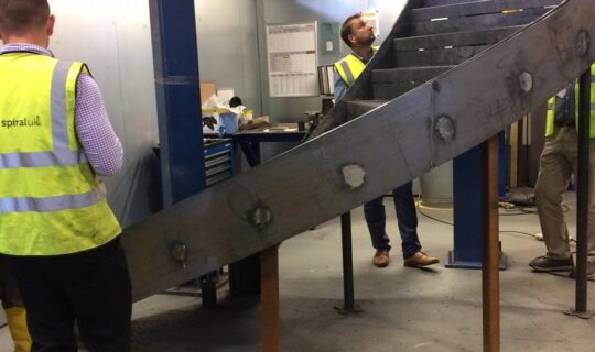 Manufacturing steel fit out stairs with Spiral UK