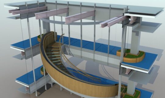 Render of Sales force tower design