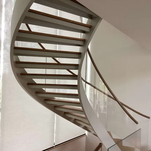 Monks Farm Spiral Staircase Helical Cantilever Floating Stairs