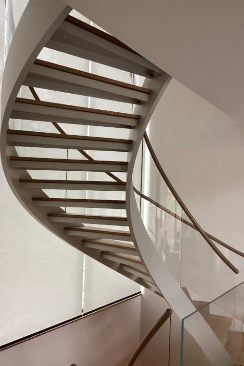 Monks Farm Spiral Staircase Helical Cantilever Floating Stairs