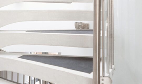 Pets stairs staircase designers designs architectural structural animals uk london helical curved floating spiral