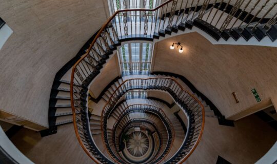 Art Deco Style Spiral Staircase