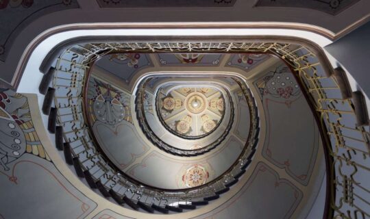 Art Nouveau Spiral Staircase