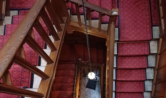 Victorian Square Spiral Staircase
