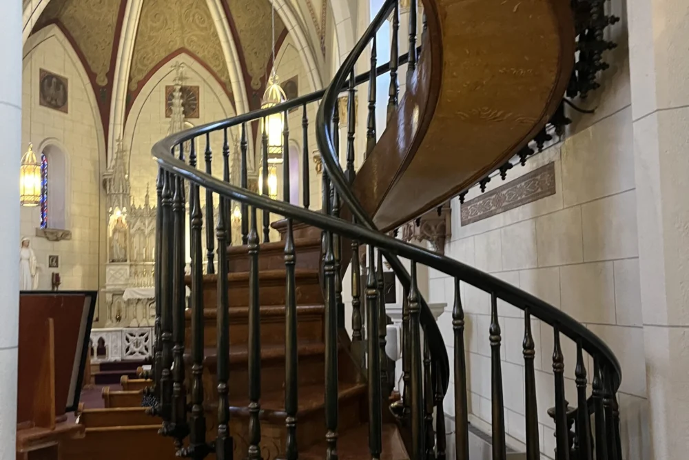 Loretto Chapel choir loft staircase