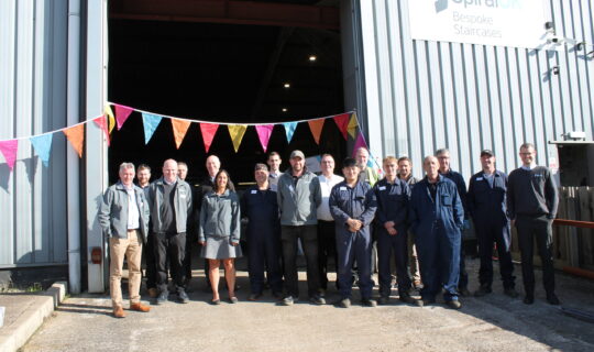 Spiral full team photo. Spiral UK staircase designers